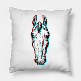 3D horse head Pillow