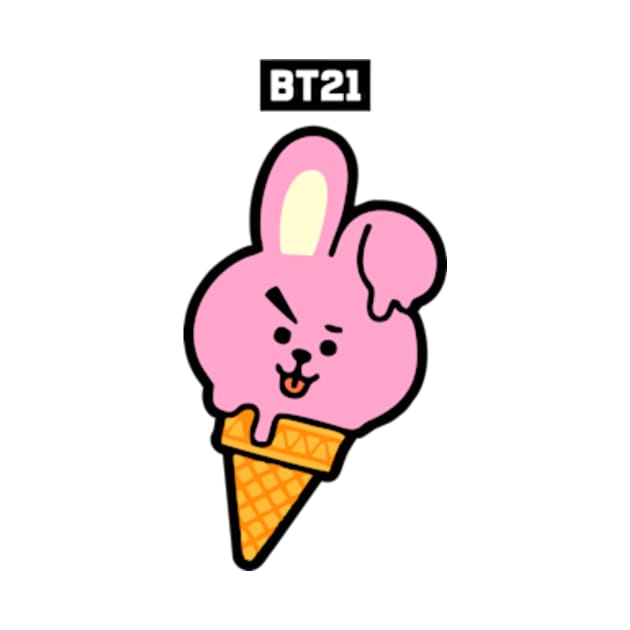 bt21 bts exclusive design 47 by Typography Dose