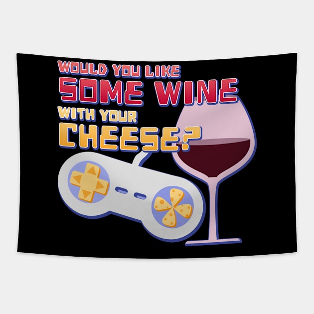 Would You Like Some Wine With Your Cheese? Tapestry by Joselo Rocha Art