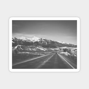 Colorado Mountains Road V2 Landscape Photography Magnet