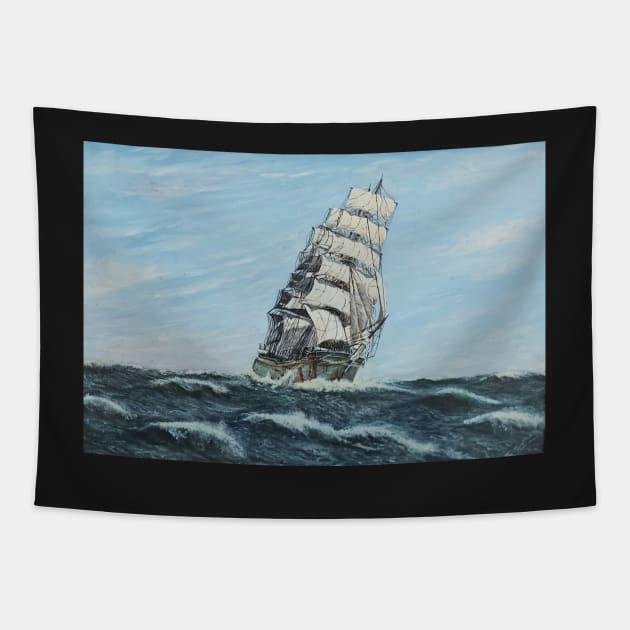 SOPHOCLES AT SEA Tapestry by MackenzieTar