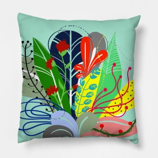 CRAZY LEAVES Pillow