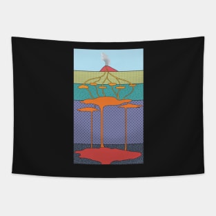 Volcanic System Tapestry