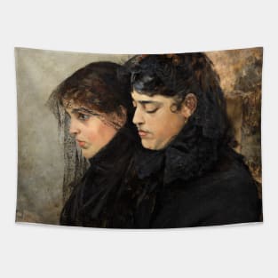 Portrait of the Artist's Wife and Sister-in-Law by Hugo Birger Tapestry