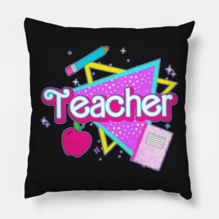 Cute In My Teacher Era First Day Of School Back To School Retro Pillow