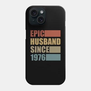 Vintage Epic Husband Since 1976 Phone Case
