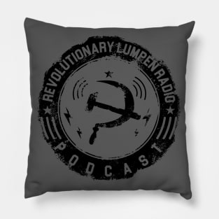 Grunge - Black - Revolutionary Lumpen Radio Design Pillow