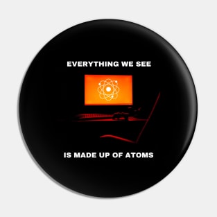 Atom science Pin