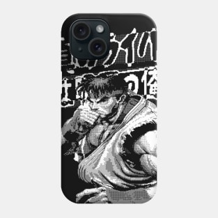 Street Fighter Ryu Mono Edition Phone Case