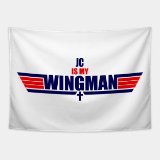 JC Is My Wingman Tapestry