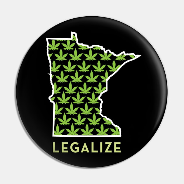 Legalize Minnesota Pin by LegalizeMN