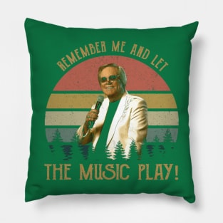 Remember Me And Let The Music Play Love Pillow