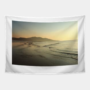 Lisfannon Beach Sunset Tapestry