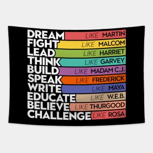 Black Lives Matters - Black Leaders Black History Month Tapestry