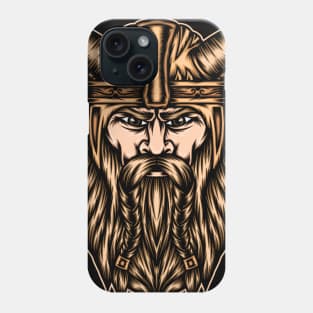 Viking warrior illustration Phone Case