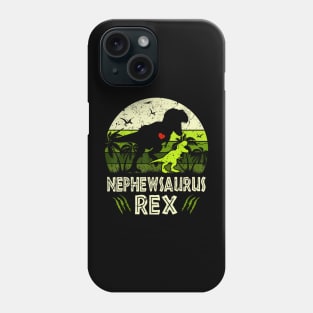 Nephewsaurus T Rex Dinosaur Nephew Saurus Family Matching Phone Case