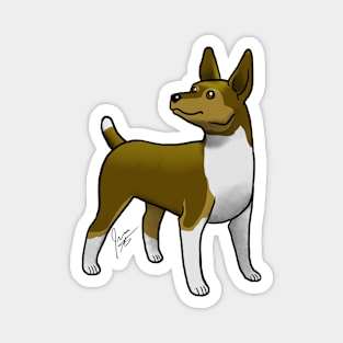Dog - Rat Terrier - Chocolate Tri-Color Magnet