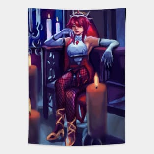 Rosaria Genshin Impact art Tapestry