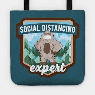 Social Distancing Expert Sasquatch Tote