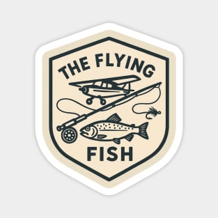 Flying Fish (Back Design) Magnet