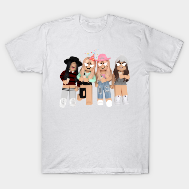 Roblox Girl Party Roblox T Shirt Teepublic - t shirt roblox girl short