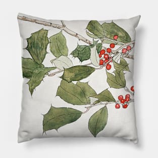 Holly by Hannah Borger Overbeck Pillow