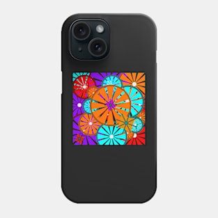 colourful abstract design Phone Case