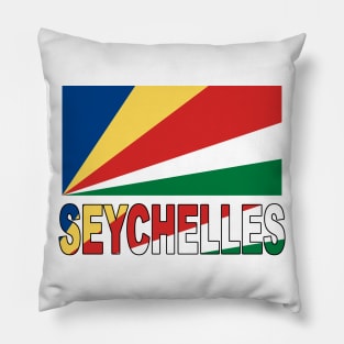 The Pride of the Seychelles - National Flag Design Pillow