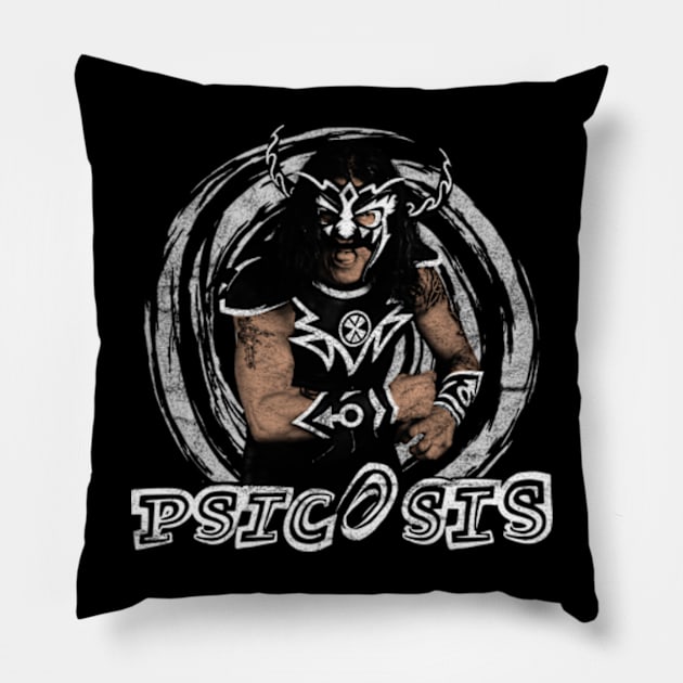 Psicosis (Vintage) Pillow by Snomad_Designs