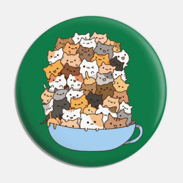 Cat Cat Kitten Cuteness Kavaii Drawing Cup Of Coffee Cat
