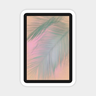 Pastel Palm Leaf Magnet