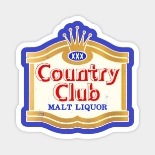 Vintage Country Club Malt Magnet