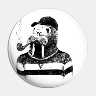 Unstoppable Walrus Pin