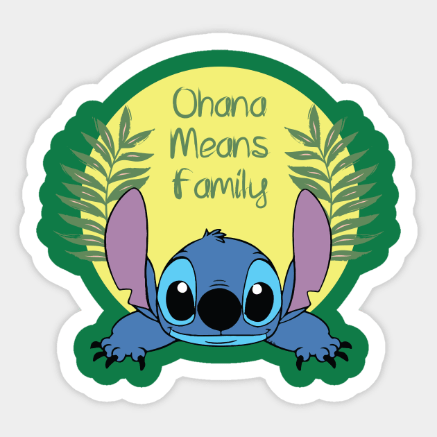 Ohana means family Angel or Stitch