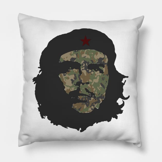 Legendary Che Guevara Comunist Revolutionary Pillow by MotorManiac