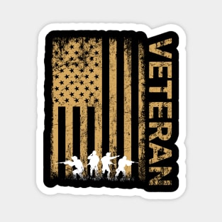 Veteran American Flag Magnet