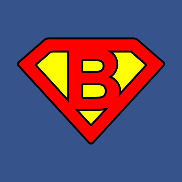 superman letter b superman