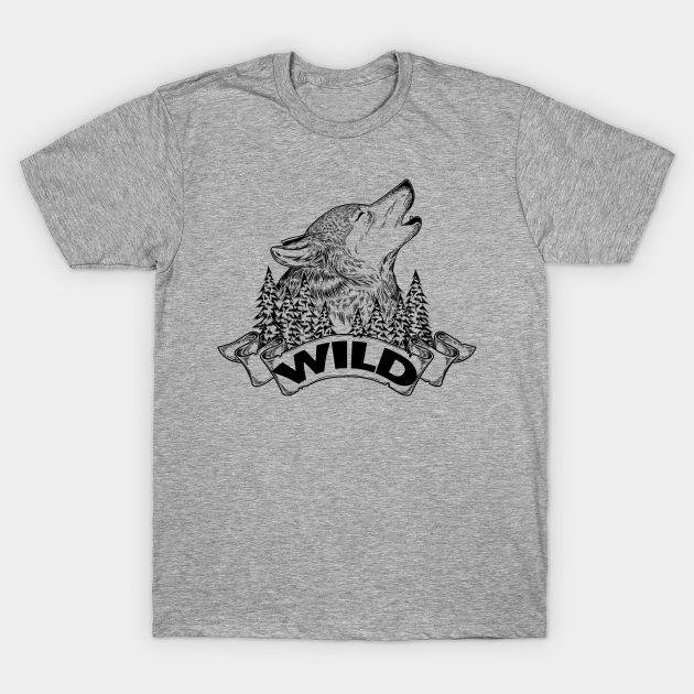 Discover Wild Wolf - Wild - T-Shirt