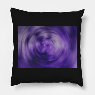 Purple Circular Blur Pillow