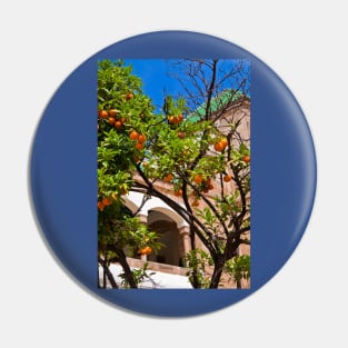 Morocco. Casablanca. City Hall. Inner Courtyard. Oranges. Pin