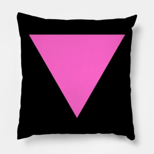 Pink Triangle Pillow