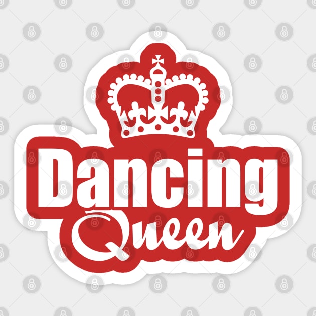 Dancing Queen Crown Sticker - Dancing Queen Crown Queen - Discover