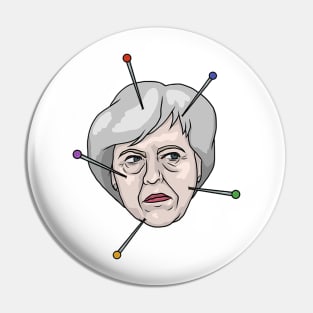 Theresa May Voodoo Doll Pin Illustration Pin
