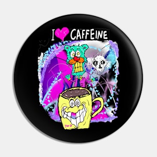 Caffeine lover Pin