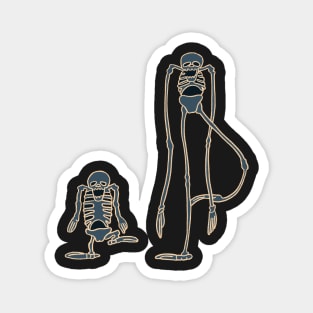 Dancing Skeletons Magnet