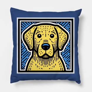 Labrador Pop Art Pillow