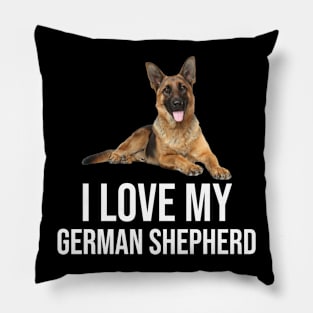 I love my German shepherd Pillow