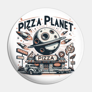 Pizza Planet Tribute - Fan Movie Theater Pizza Planet Movie Tribute - Pizza Planet best Tribute and Designs Piza Pitza Pitsa Planet Tribute - Pizza Lover Pizza Slice - Pizza and Chill Pin