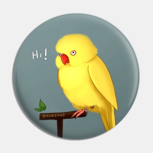 Yellow Bird Pin