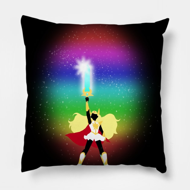 She is the Power Princess Pillow by QPopDesigns